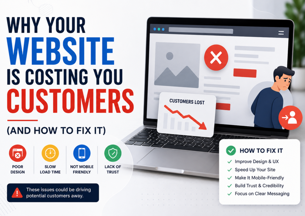 Why Your Website Is Costing You Customers (And How to Fix It)