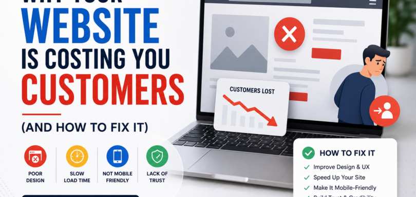 Why Your Website Is Costing You Customers (And How to Fix It)