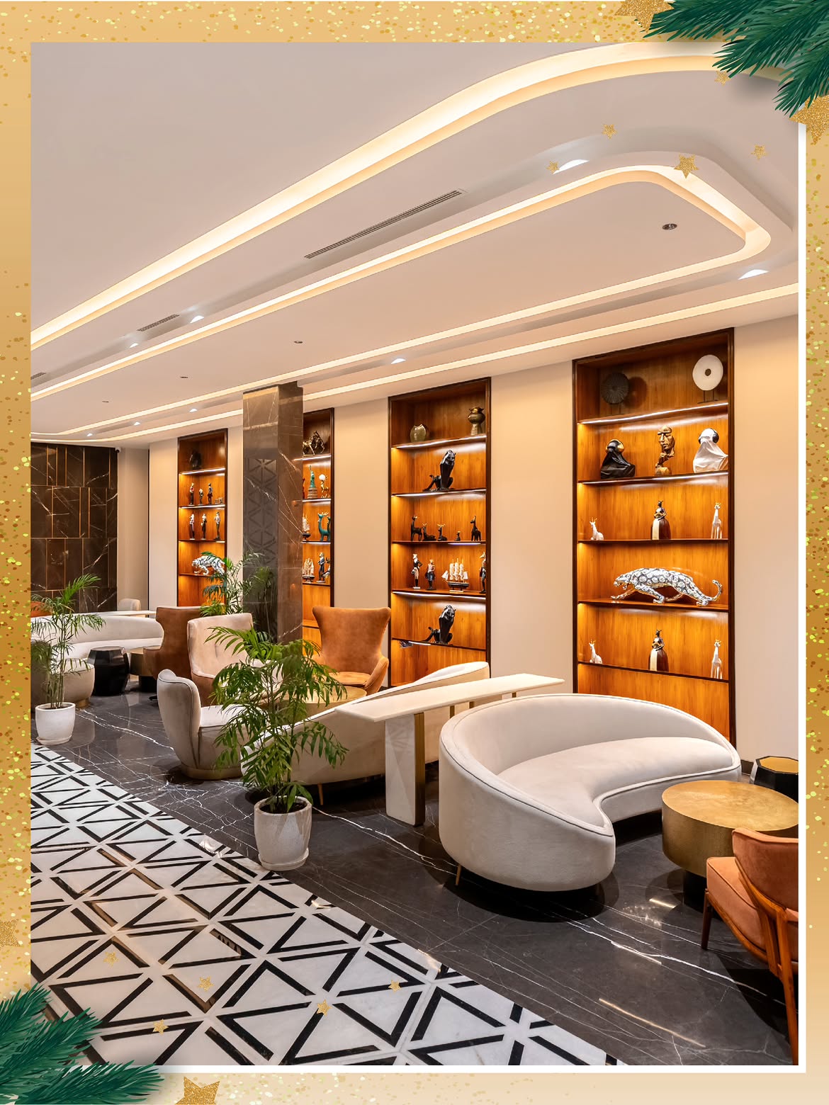 A space where design, flavour, and atmosphere come together with ease. Warm interiors set the t