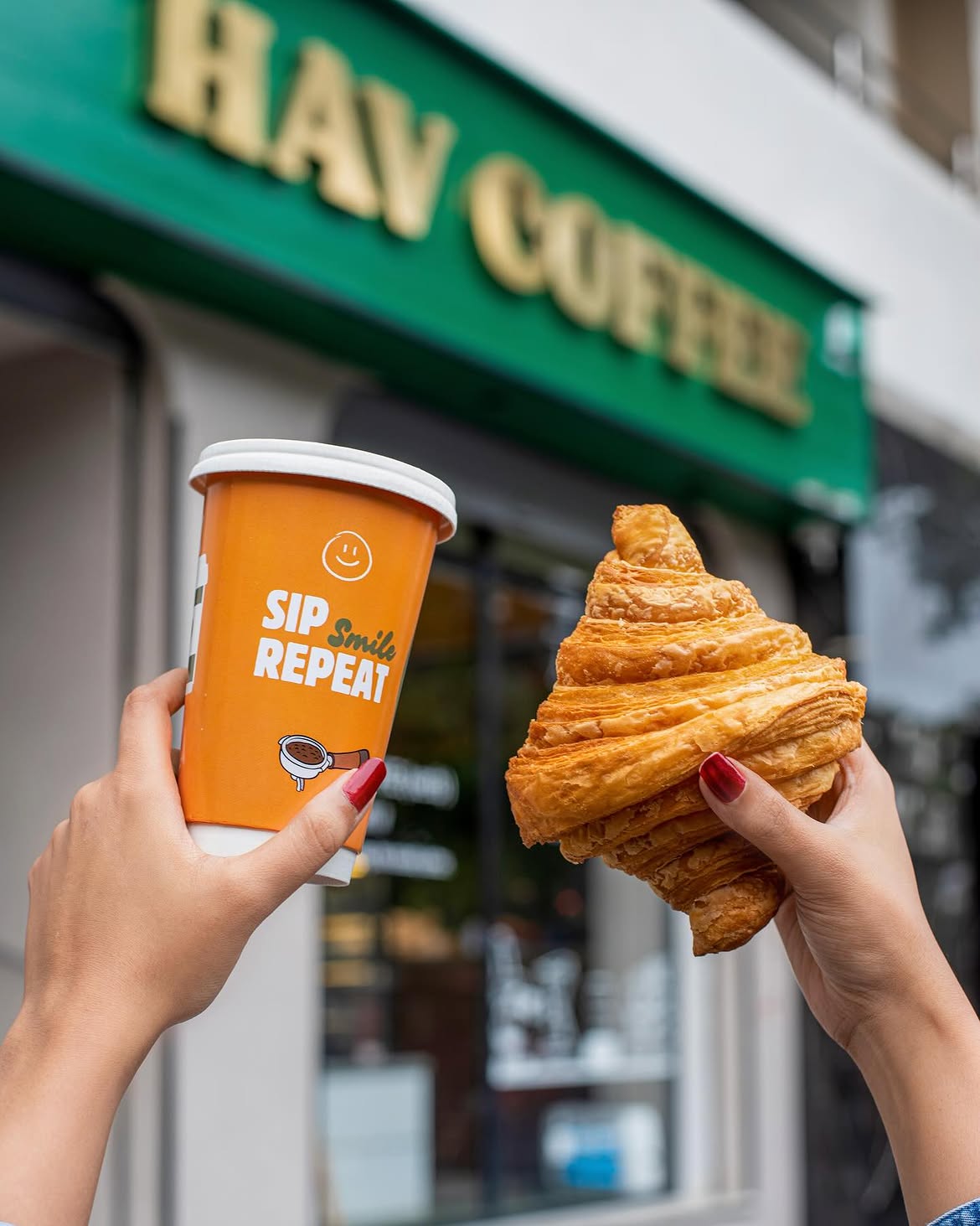 POV- You’ve got one hand on the coffee, the other on the croissant… and life finally makes sense
